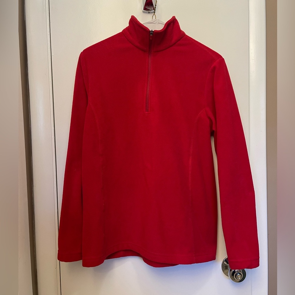 Lands End 1/4 zip fleece, Med petite